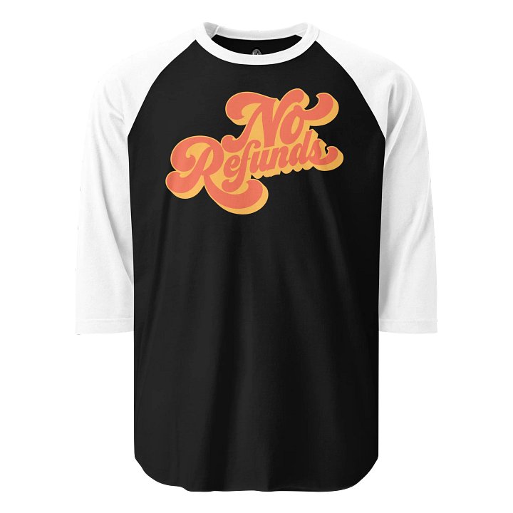 Retro Fine Print Raglan Tee product image (1)