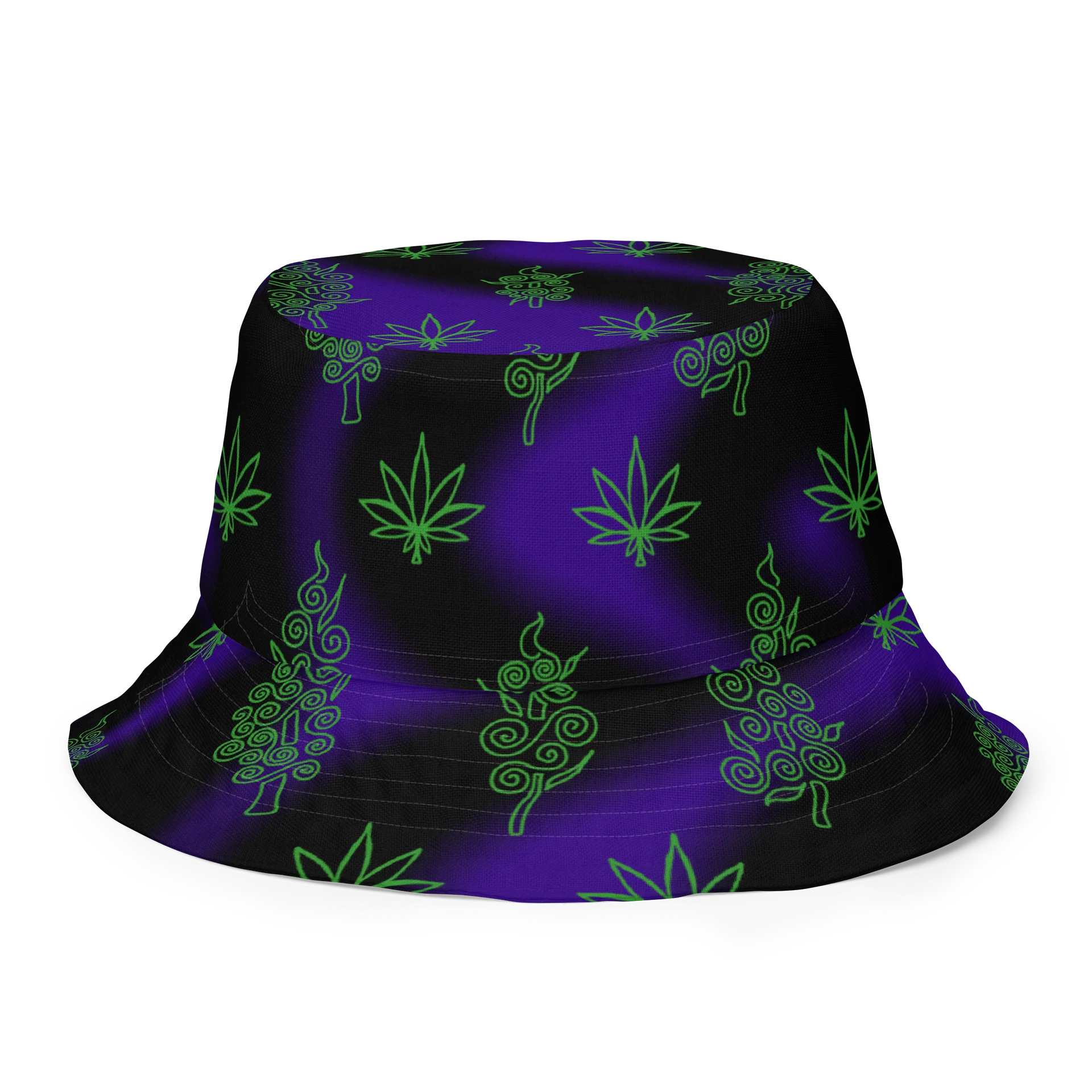 Trippy Plant Reversable Bucket Hat product image (1)