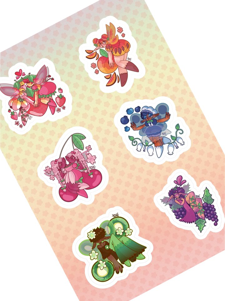 Fruity Fae Sticker Sheet product image (1)