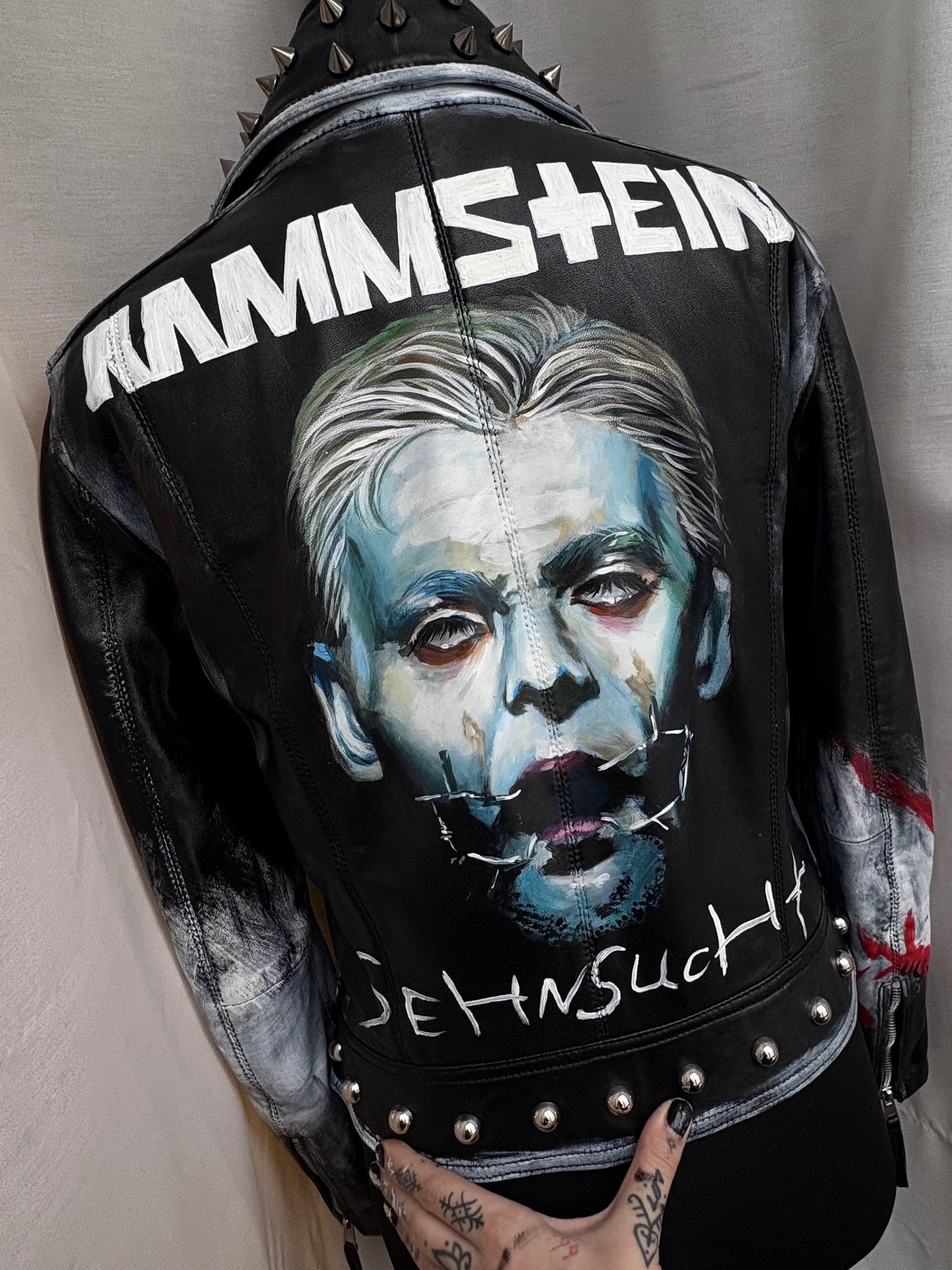 ⚒️ RAMMSTEIN "SEHNSUCHT" CUSTOM LEATHER JACKET – SIZE M product image (1)