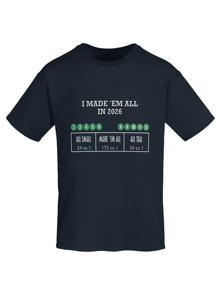 Made 'Em All - 175 to 1 (T-Shirt) product image (2)