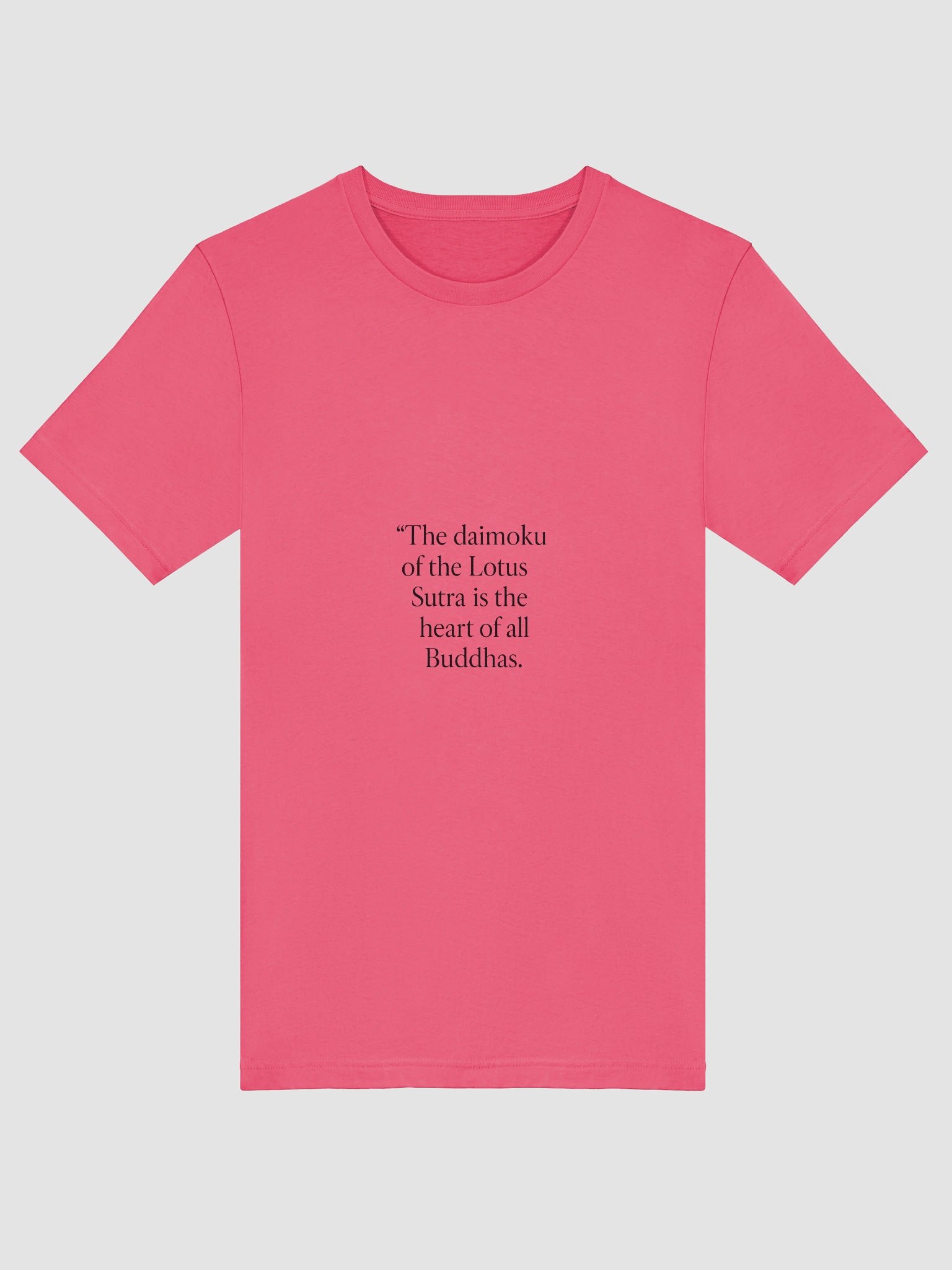 Daimoku Quote T-Shirt – Nichiren Buddhism Bella+Canvas Supersoft Lotus Sutra Tee product image (5)