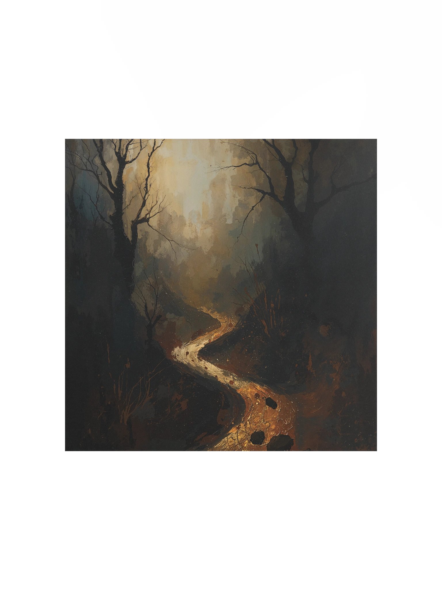 The Golden Path Matte Poster product image (4)
