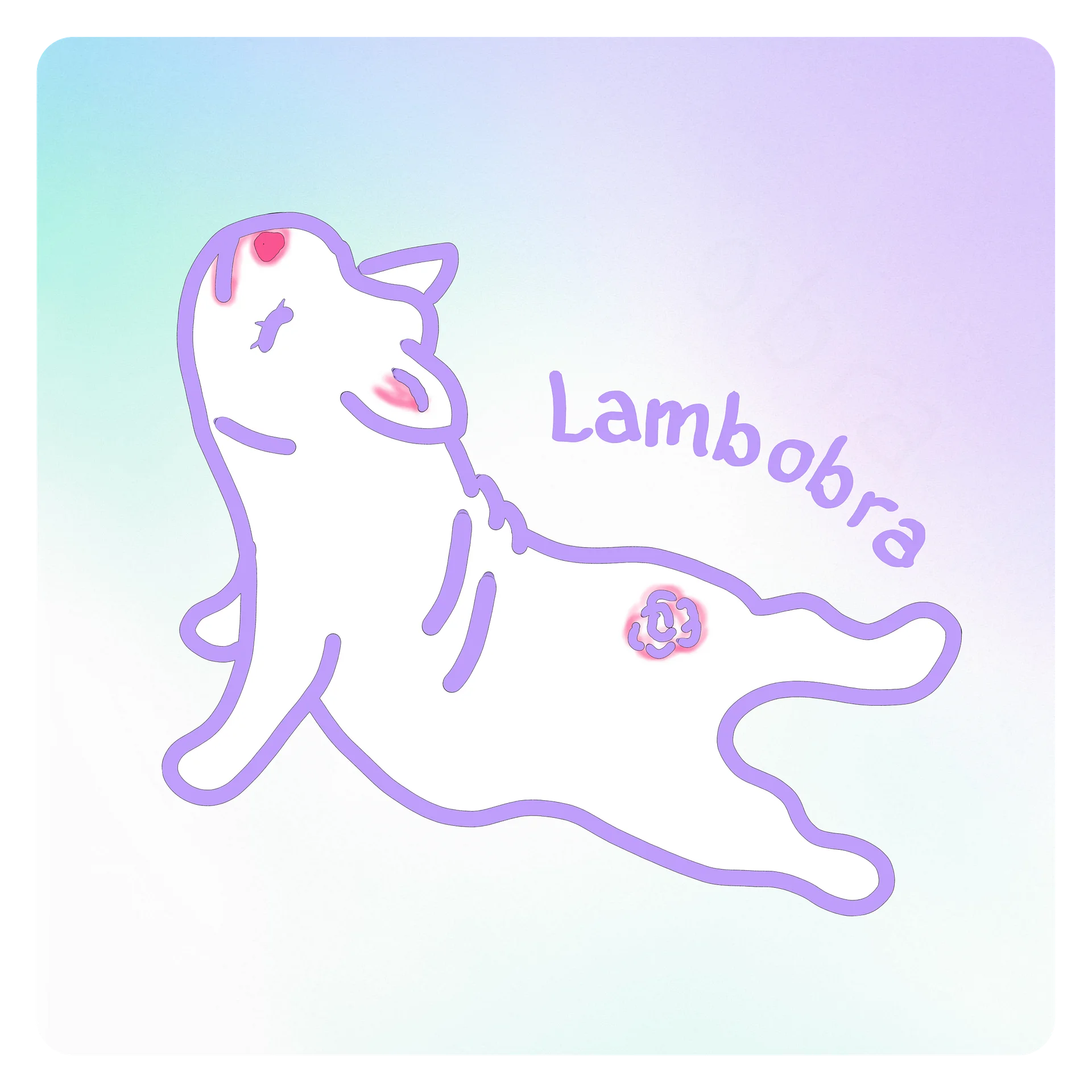 Lambobra Lavendar (Unisex Tee) product image (2)