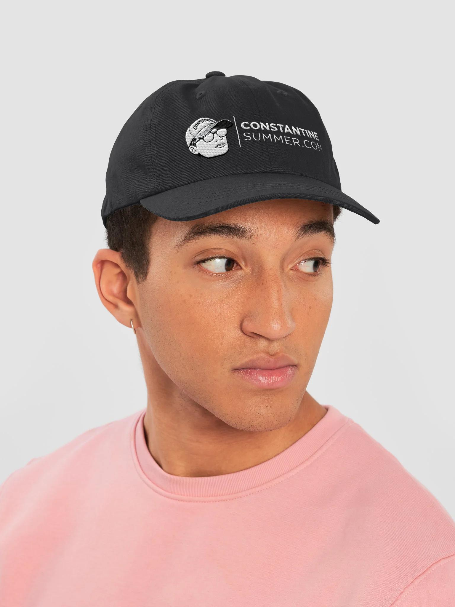 CONSTANTINESUMMER.COM: ICONIC LOGO HAT by Yupoong (black) product image (6)