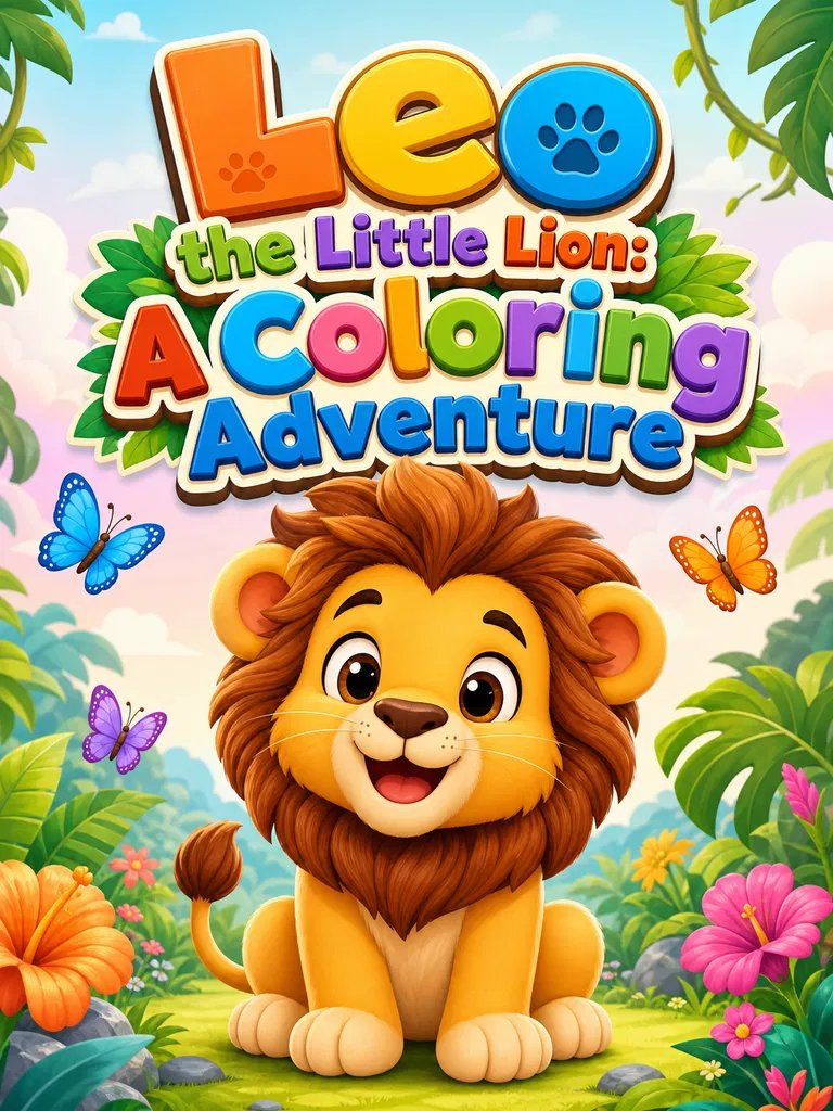 Leo the Little Lion Story & Coloring Book product image (1)