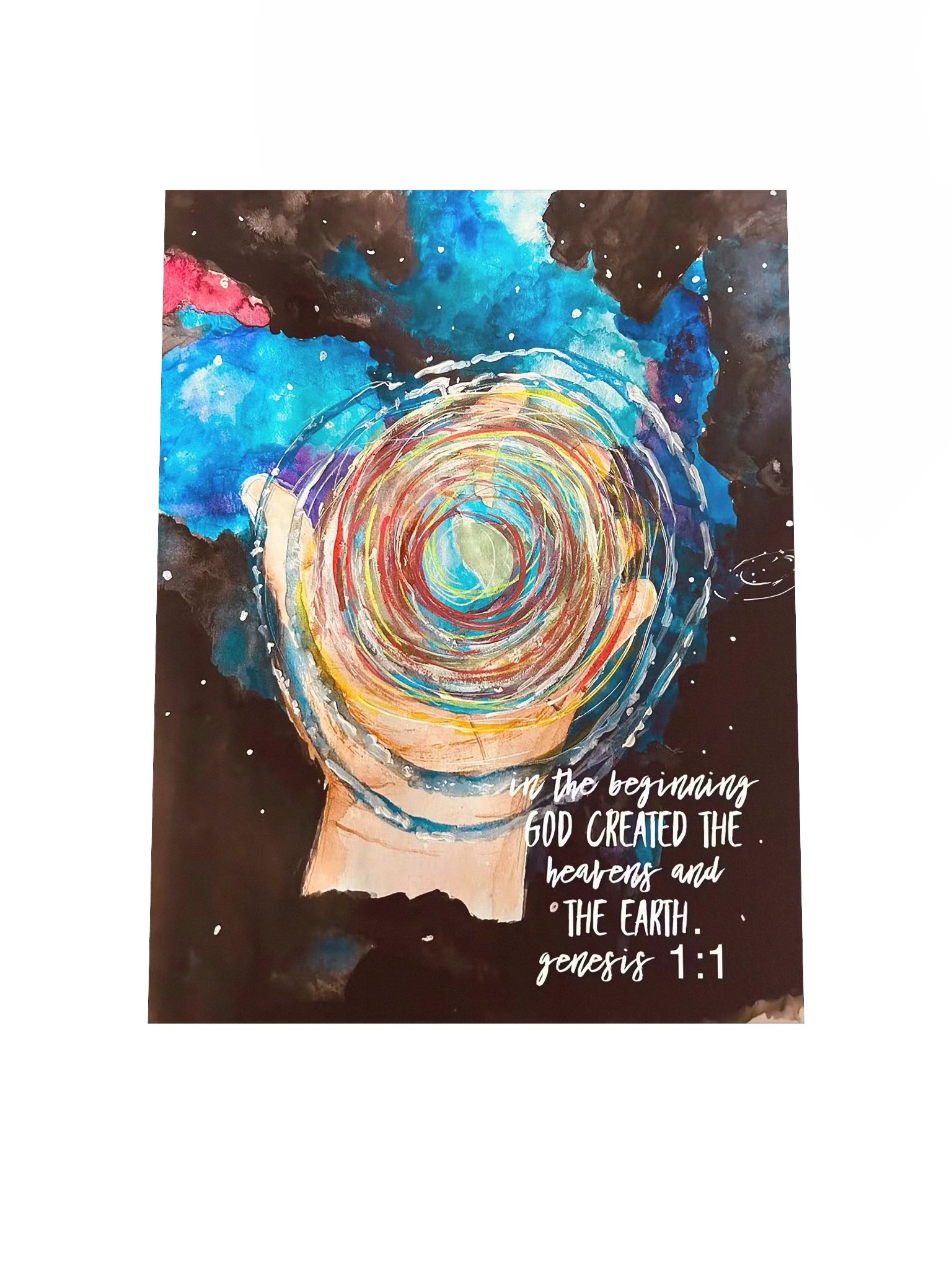 Vibrant Matte Print of Creation Print 12" x 16" product image (4)