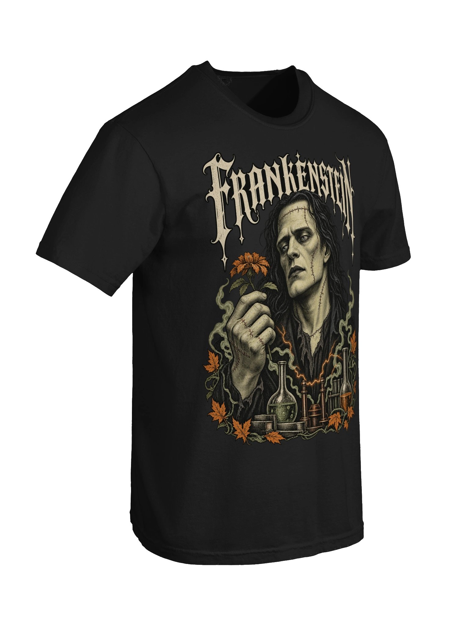 Frankenstein Gothic Halloween Tee product image (3)