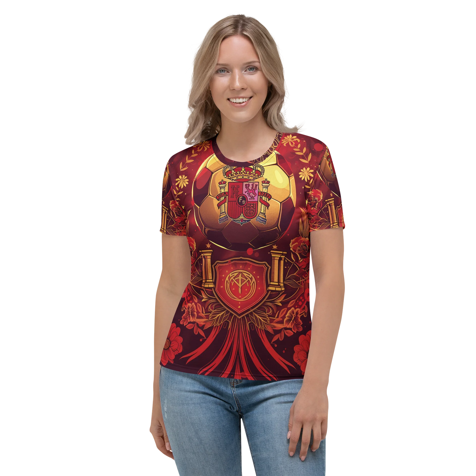 Spain Womens Fantasy Football Shirt product image (4)