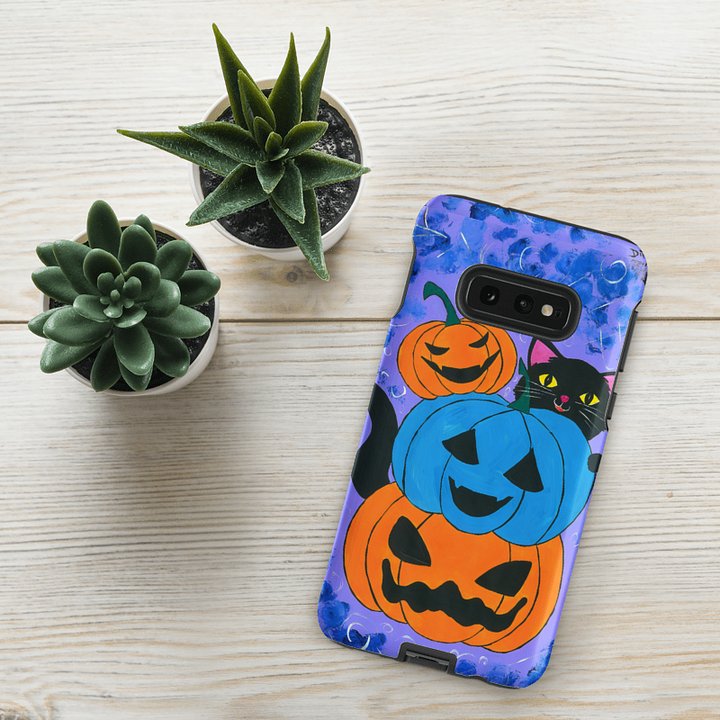 Halloween party (art by Dina R.) acrylic painting picture - Tough Case for Samsung product image (24)