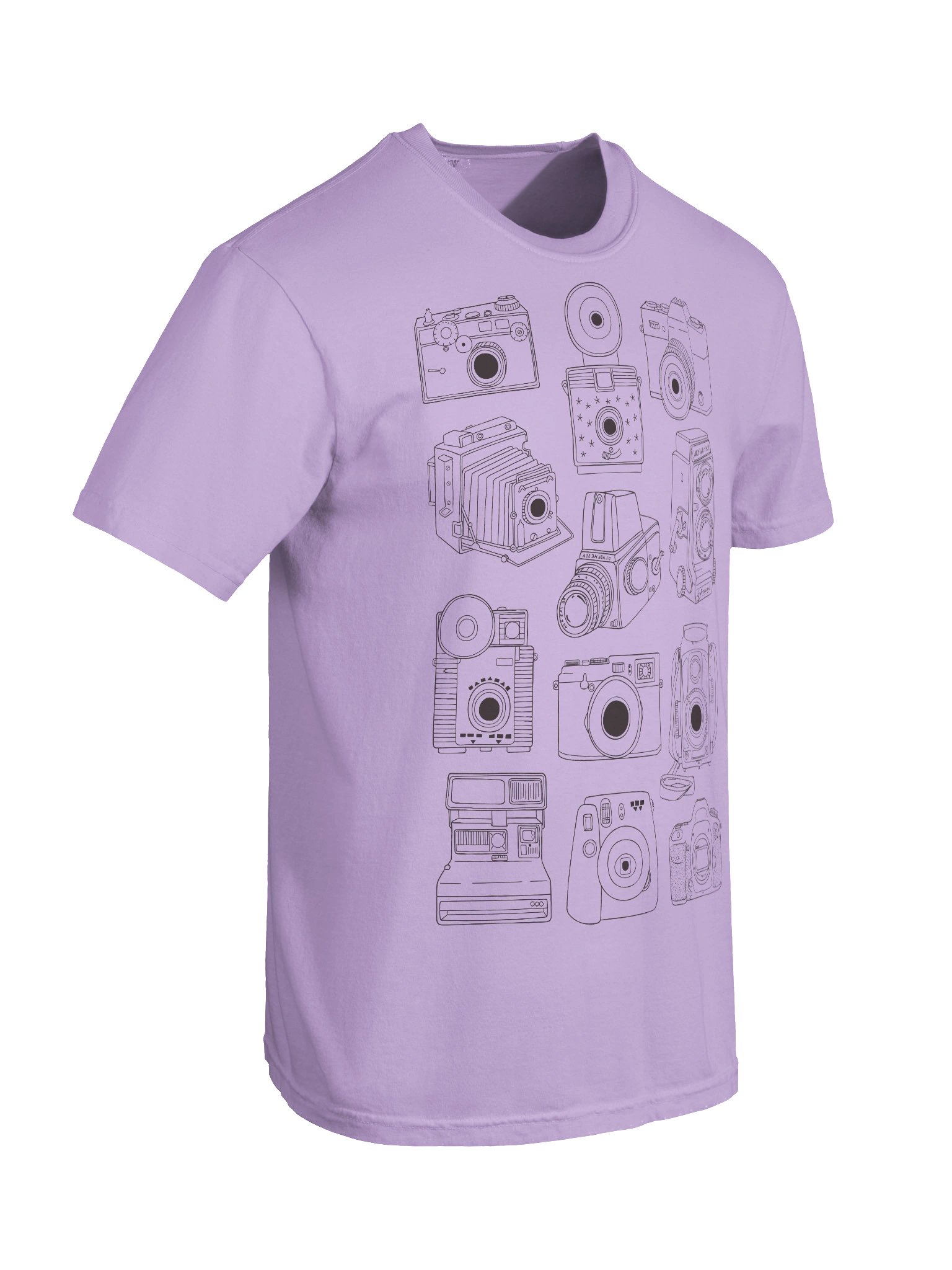 Dark Academia Vintage Cameras Shirt – Retro Film Photography Graphic Tee product image (57)
