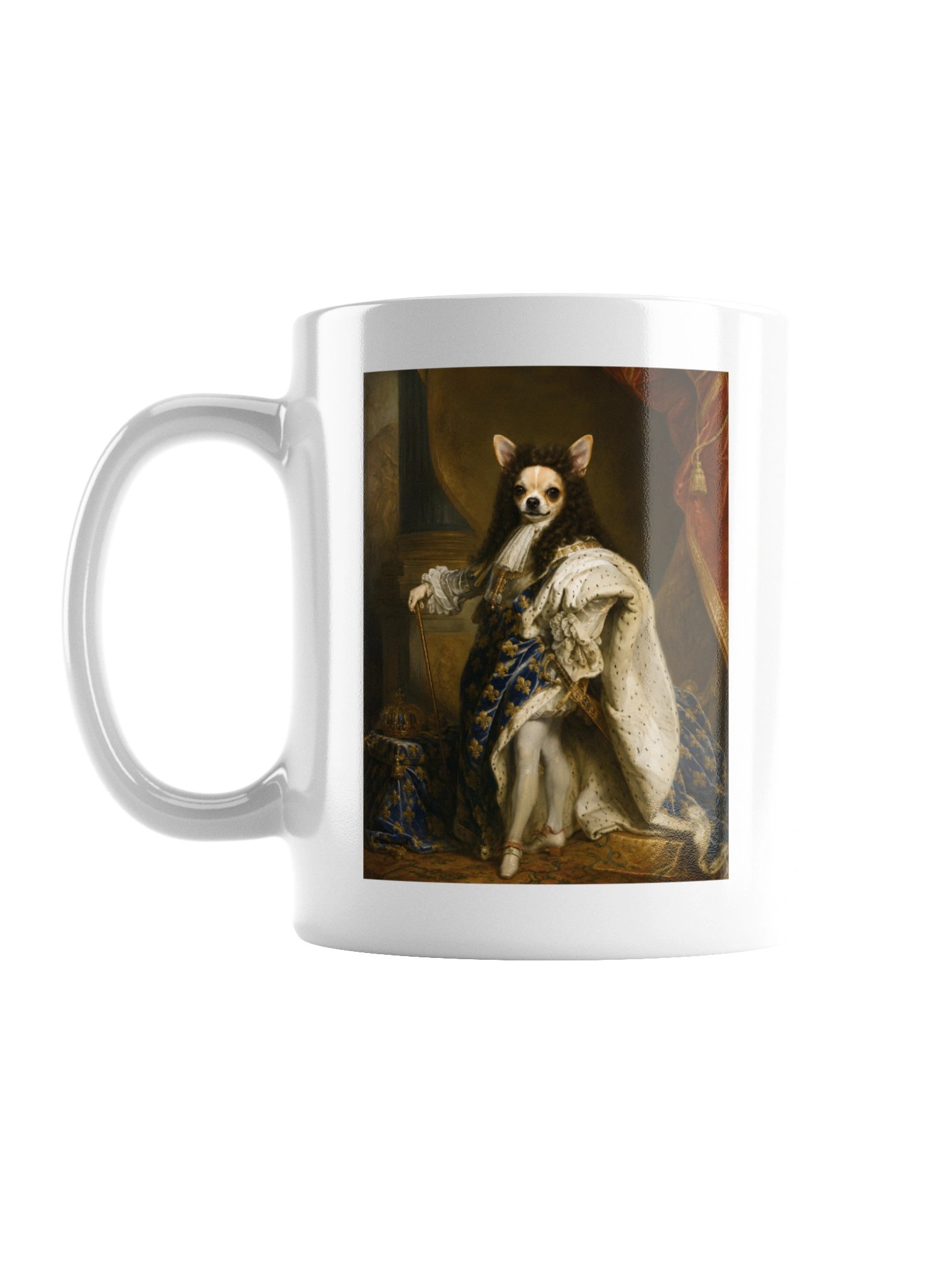 Chihuahua Portrait of Louis XIV Mug product image (1)
