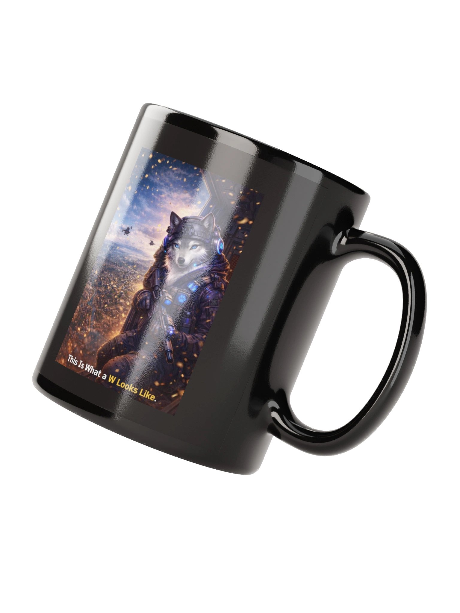 Wolf Warrior Glossy Mug product image (4)