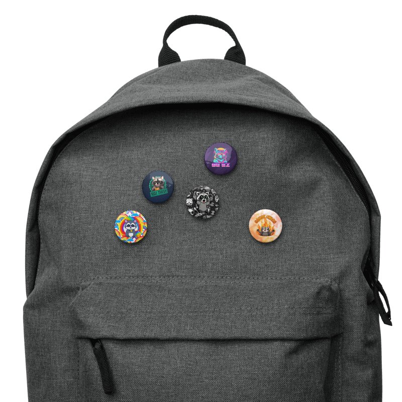 Raccoon Pin Set product image (8)