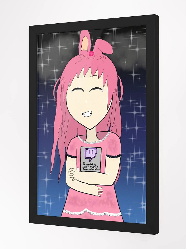 Cooky Usagida 1K Twitch Followers Celebration Poster product image (3)