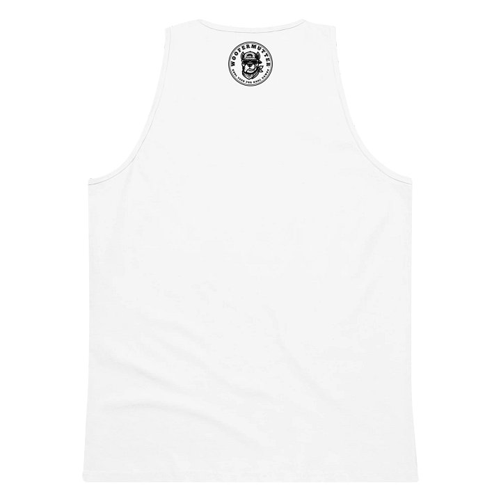 Mens WooferMutter™ Premium Cane Corso White Tank product image (2)