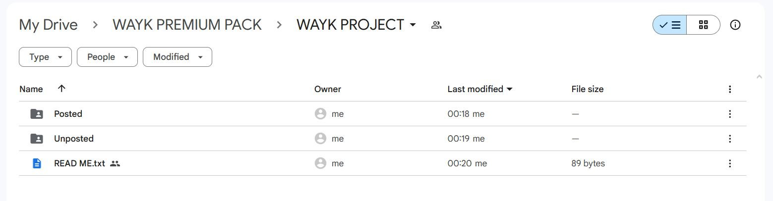 WAYK PREMIUM PACK - EVERY OF MY PF + MY EDITING PACK + MY PRESETS product image (2)