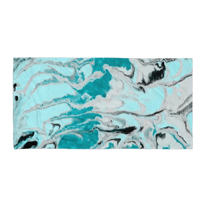 Fluid Turquoise Art Towel product image (1)