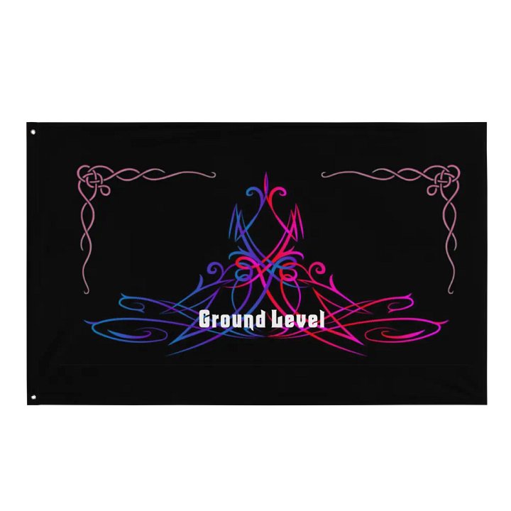 Blue & Pnk Wall Flag product image (1)