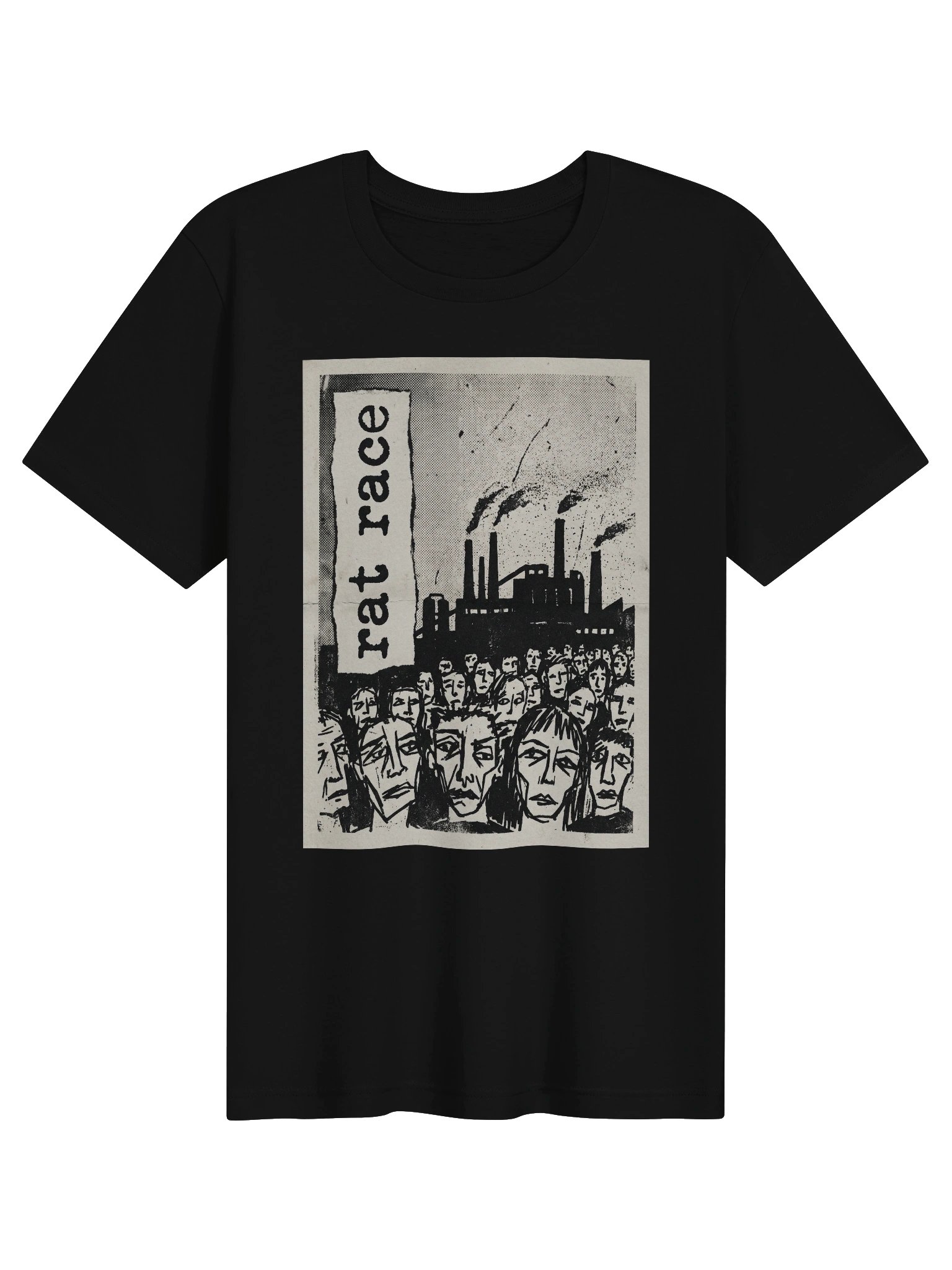 Rat Race Punk Rock T-Shirt - Vintage 1970s product image (1)