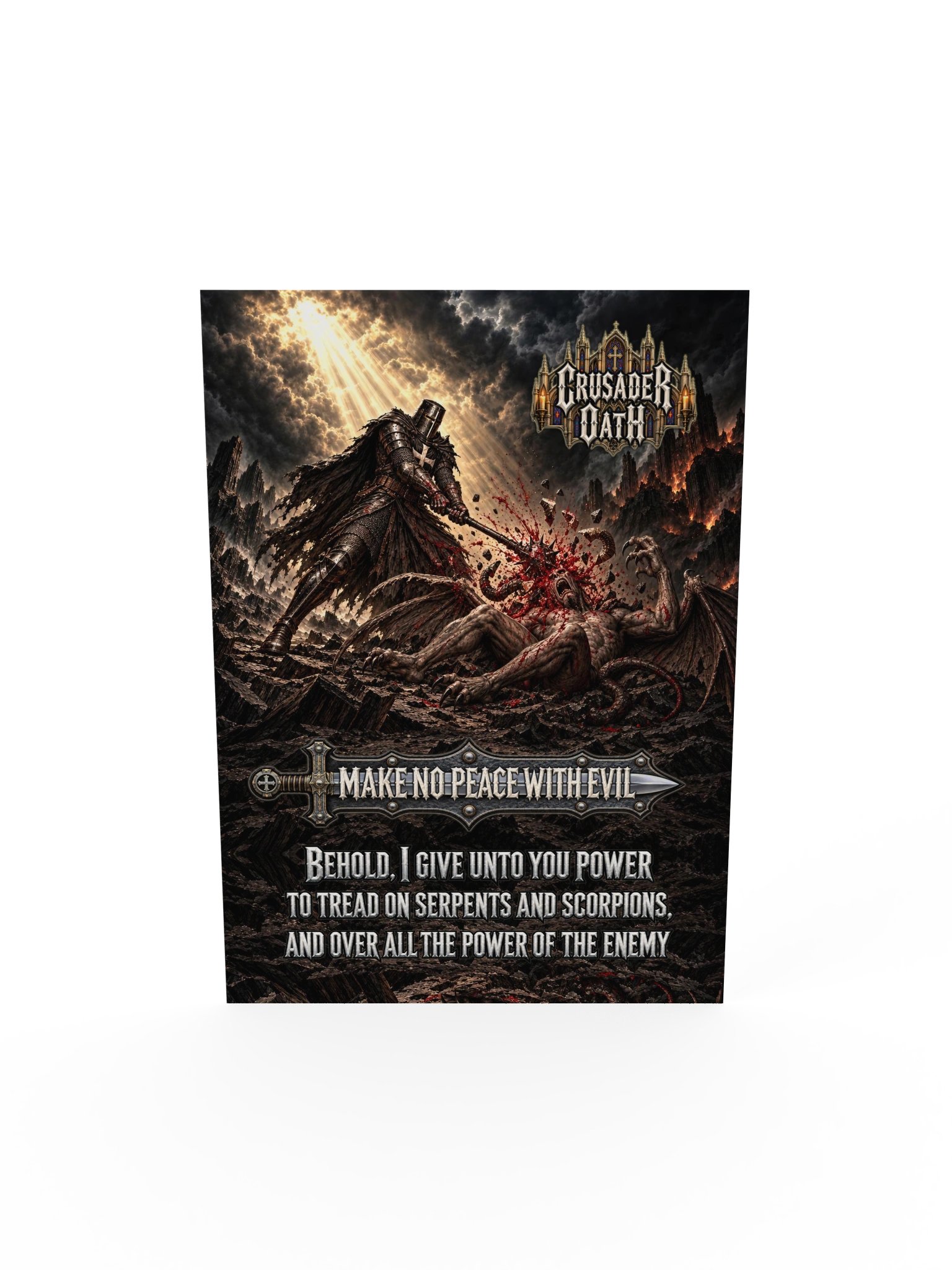 Make No Peace With Evil Posters product image (10)