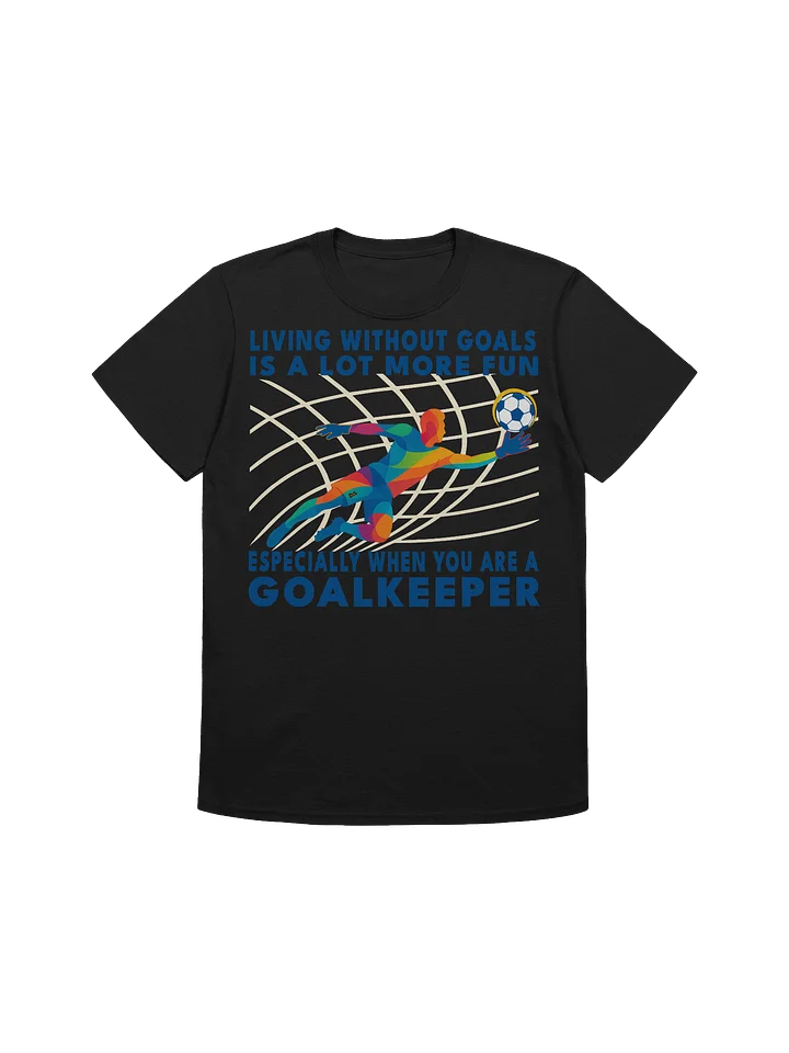 Living Without Goals — Geometric Goalkeeper Tee product image (1)