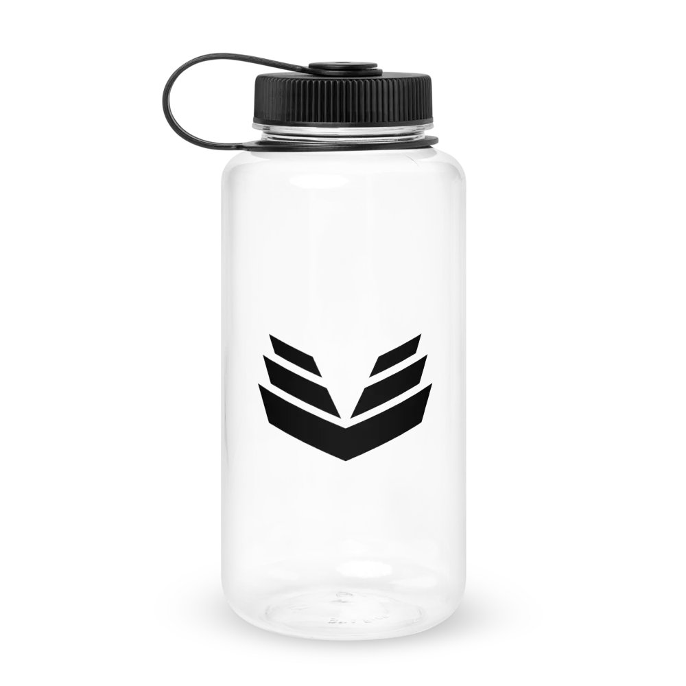 Wide Mouth Plastic Water Bottle - Clear product image (1)