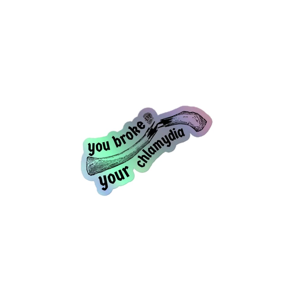 Broken Chlamydia sticker product image (1)