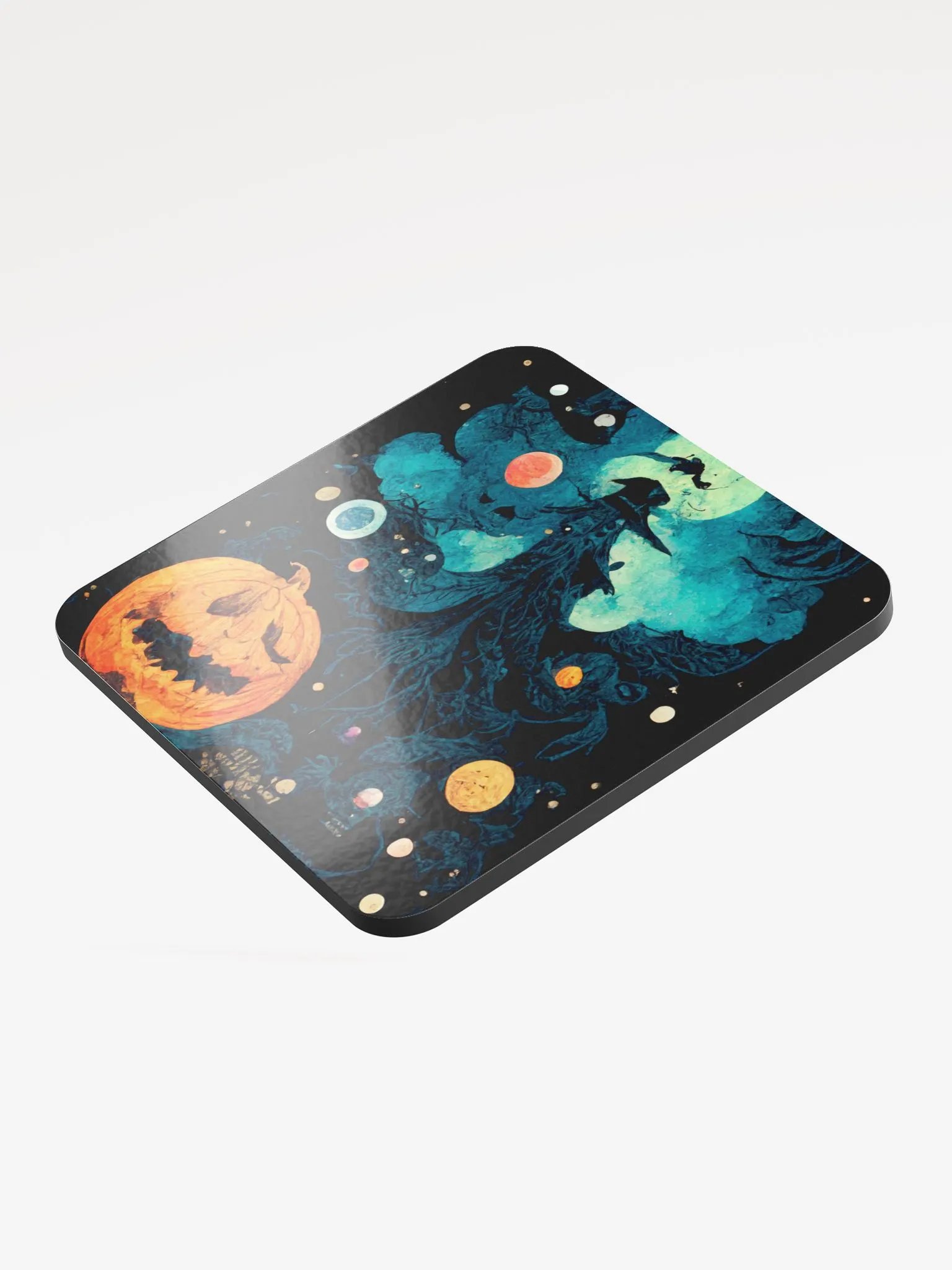 Mystical Halloween Night Cork Coaster product image (3)