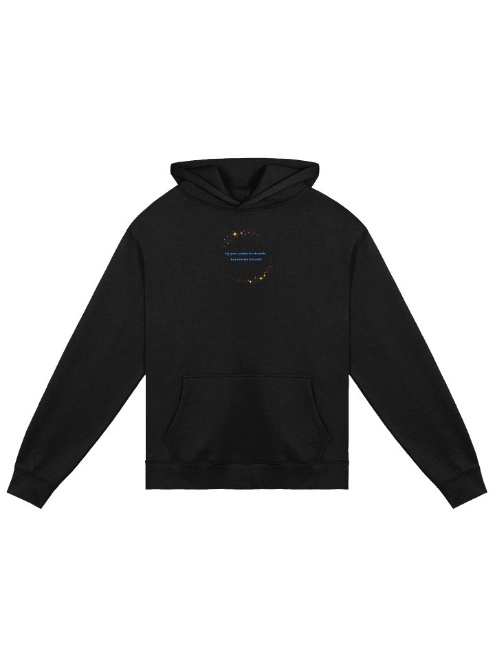 💫 My pain might be chronic, but this ass is iconic — Organic Oversized Embroidered Hoodie product image (1)