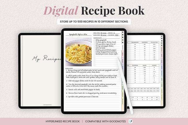 Digital Recipe Book - Colorful product image (1)