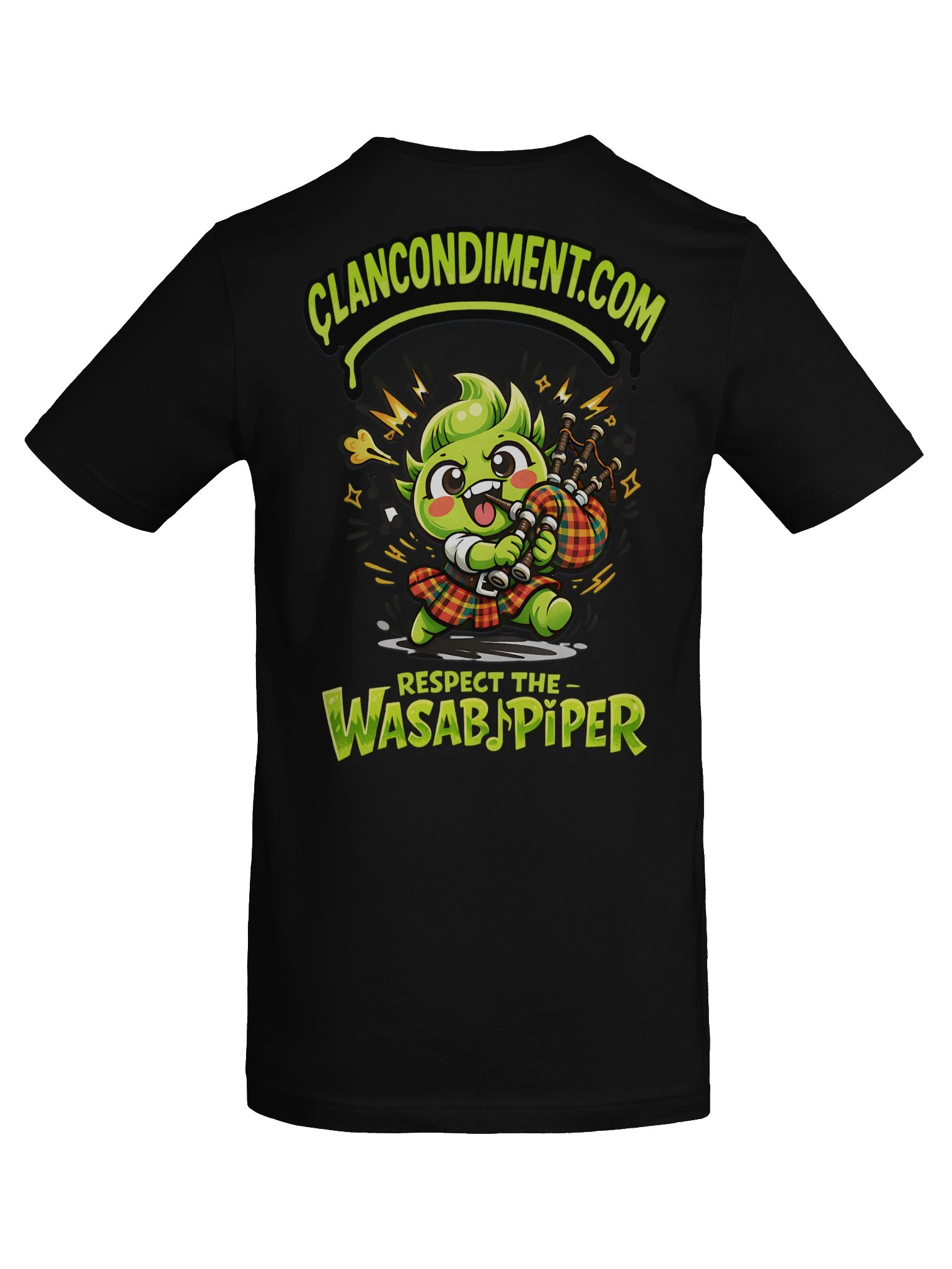 Respect the Wasabpiper – Clan Condiment Highland Games Tee product image (5)