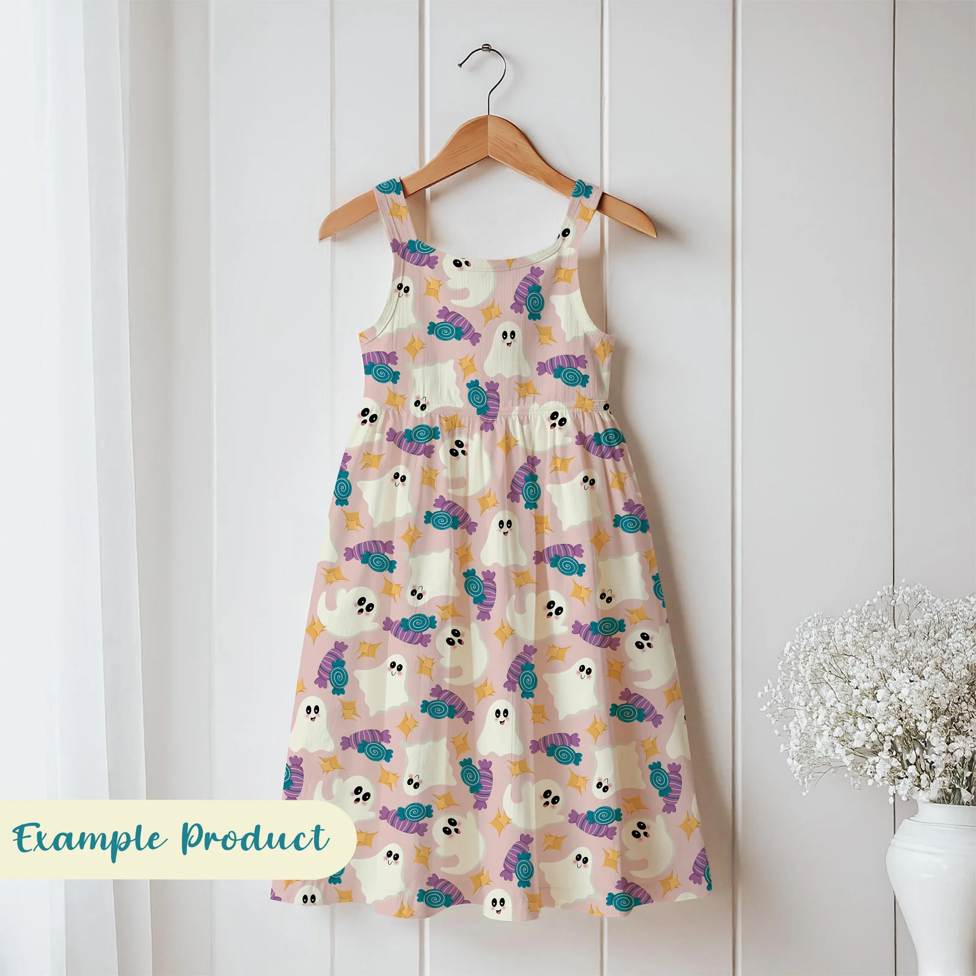Ghosts & Candy Seamless Pattern product image (6)