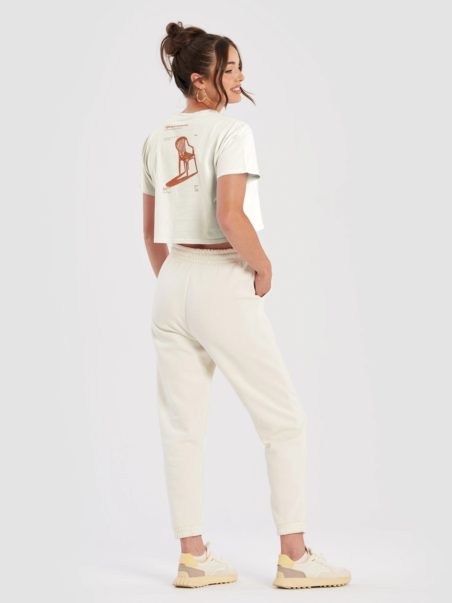 Tijd om te terrassen Women's Premium Crop Top product image (4)