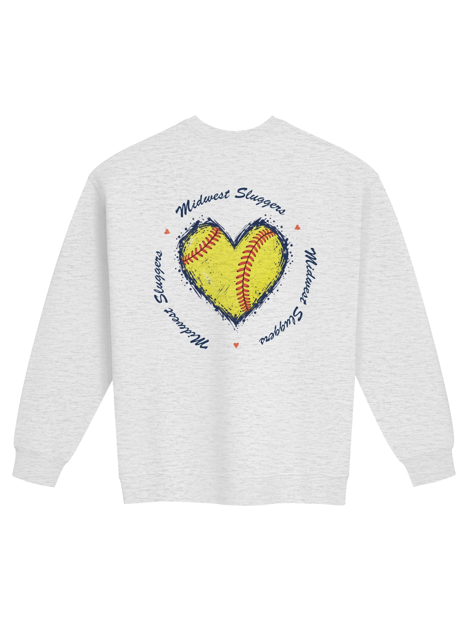Sluggers Heart Unisex Crewneck Sweatshirt product image (1)