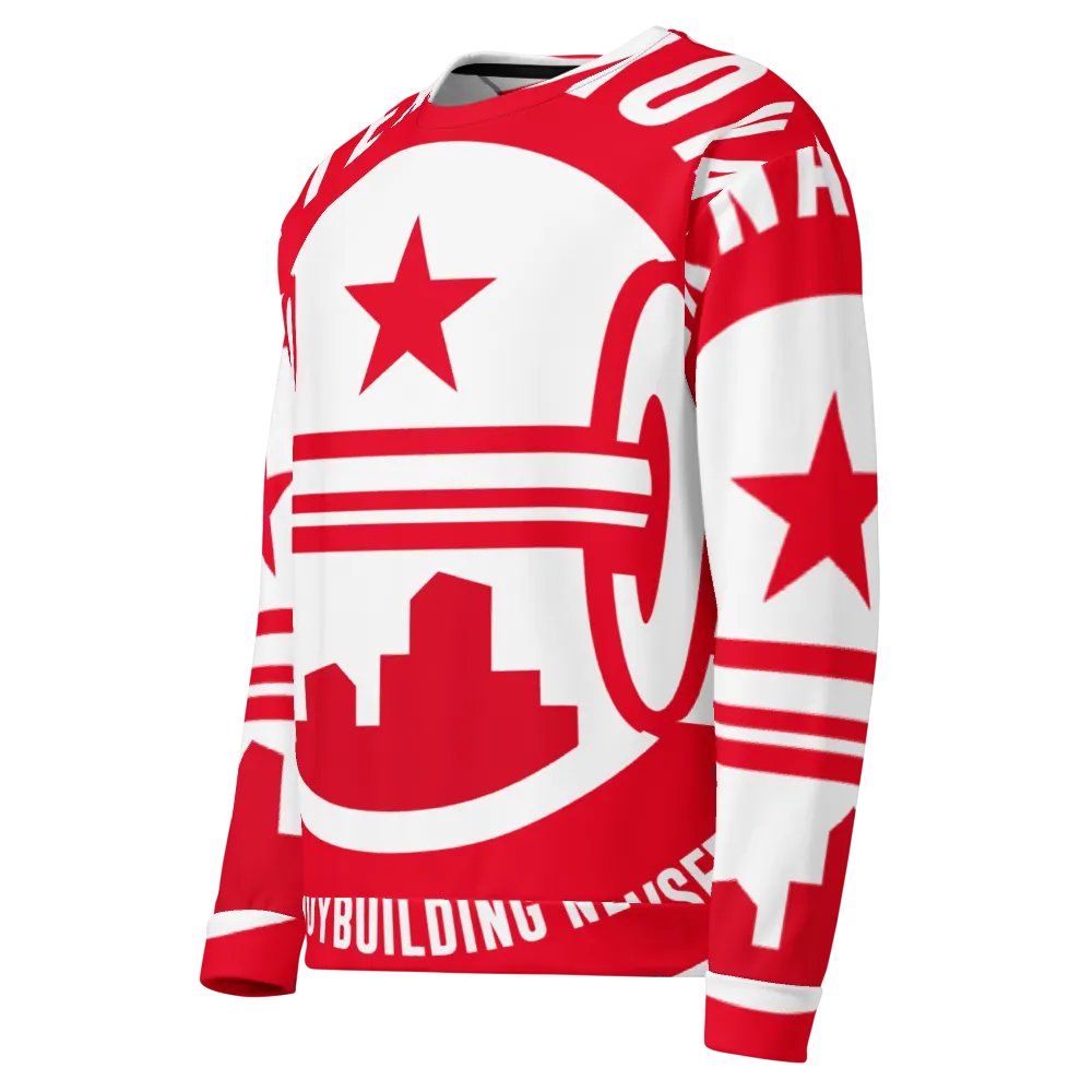 IFBNewsfeed.Org's All-Over Print Recycled Unisex Sweatshirt product image (5)