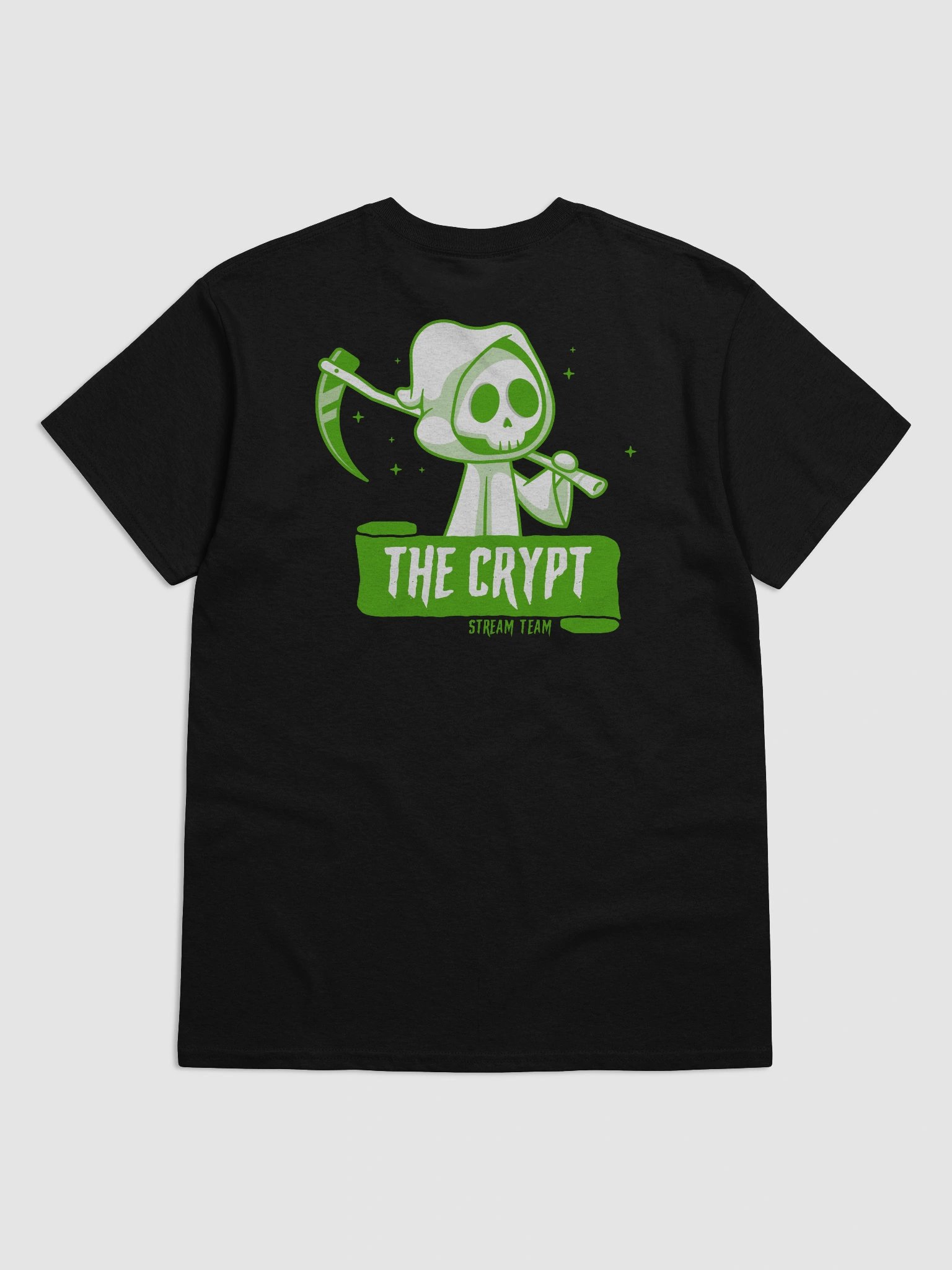 The Crypt Stream Team - Unisex Pocket Print Tee (lime) product image (26)