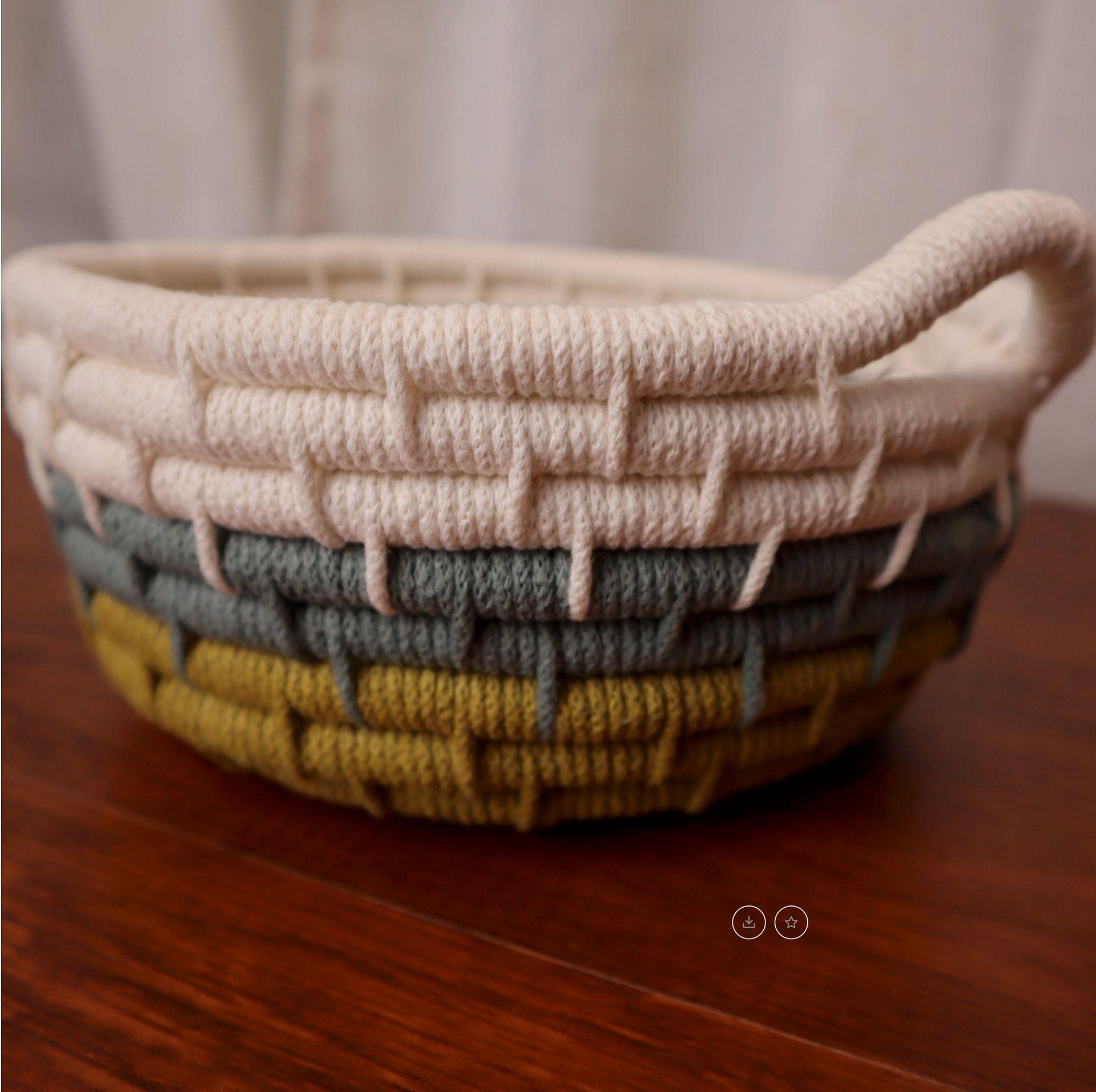 Coiled Basket Pattern | Easy Rope Basket DIY Tutorial (Digital PDF Pattern) product image (6)