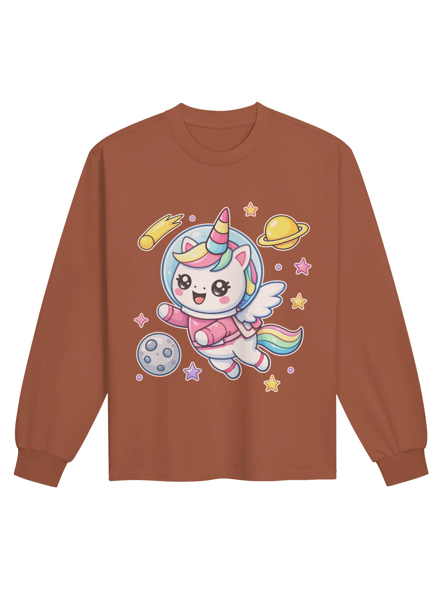 Galactic Unicorn Adventure Long Sleeve Shirt product image (1)
