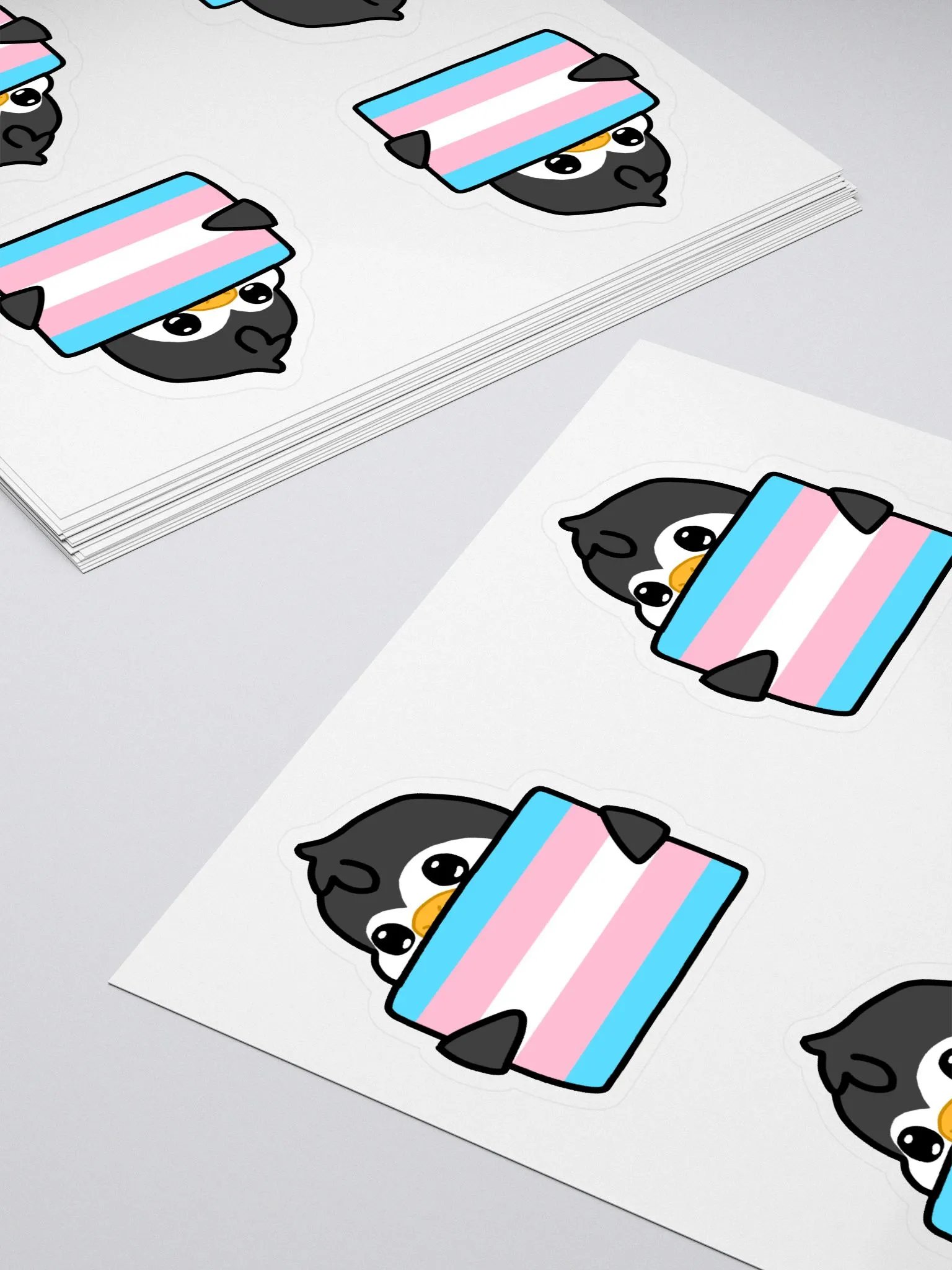 "Trans Pride" Lil' Guy - Sticker Sheet product image (4)