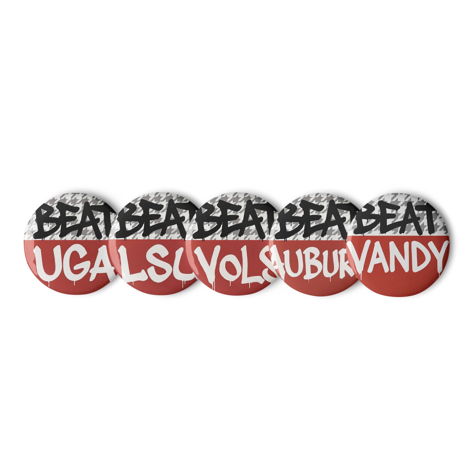 Houndstooth BEAT UGA Button Set product image (1)