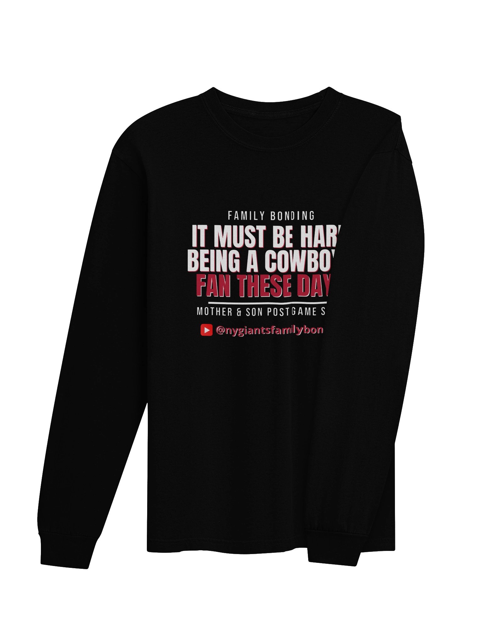 2026 It Must Be Hard to Be a Cowboys Fan These Days - Dark Team Vintage Comfort: Family Bonding Long Sleeve Shirt product image (5)