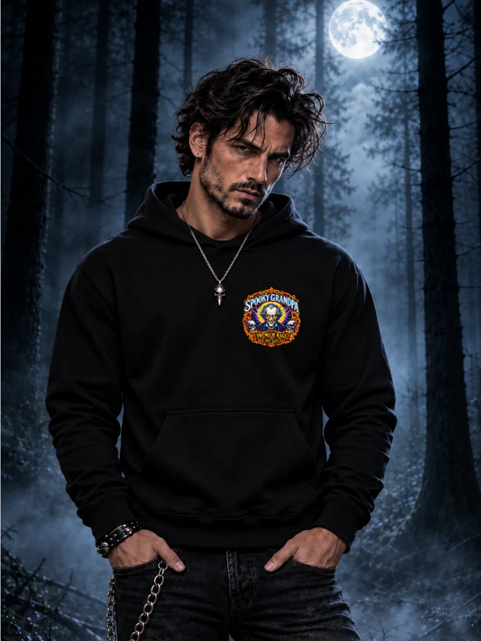 Sasquatch: Neon Nightmares – Back Print Hoodie product image (9)