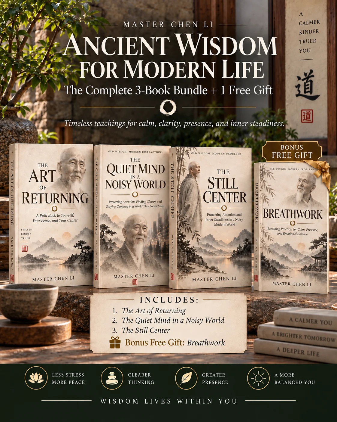 Ancient Wisdom for Modern Life The Complete 3-Book Bundle product image (1)