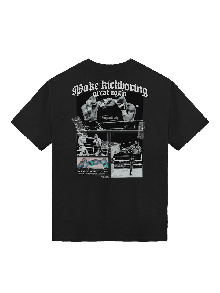 Oversized Tee - Make Kick boxing Great Again by zaur Dzhavadov product image (2)