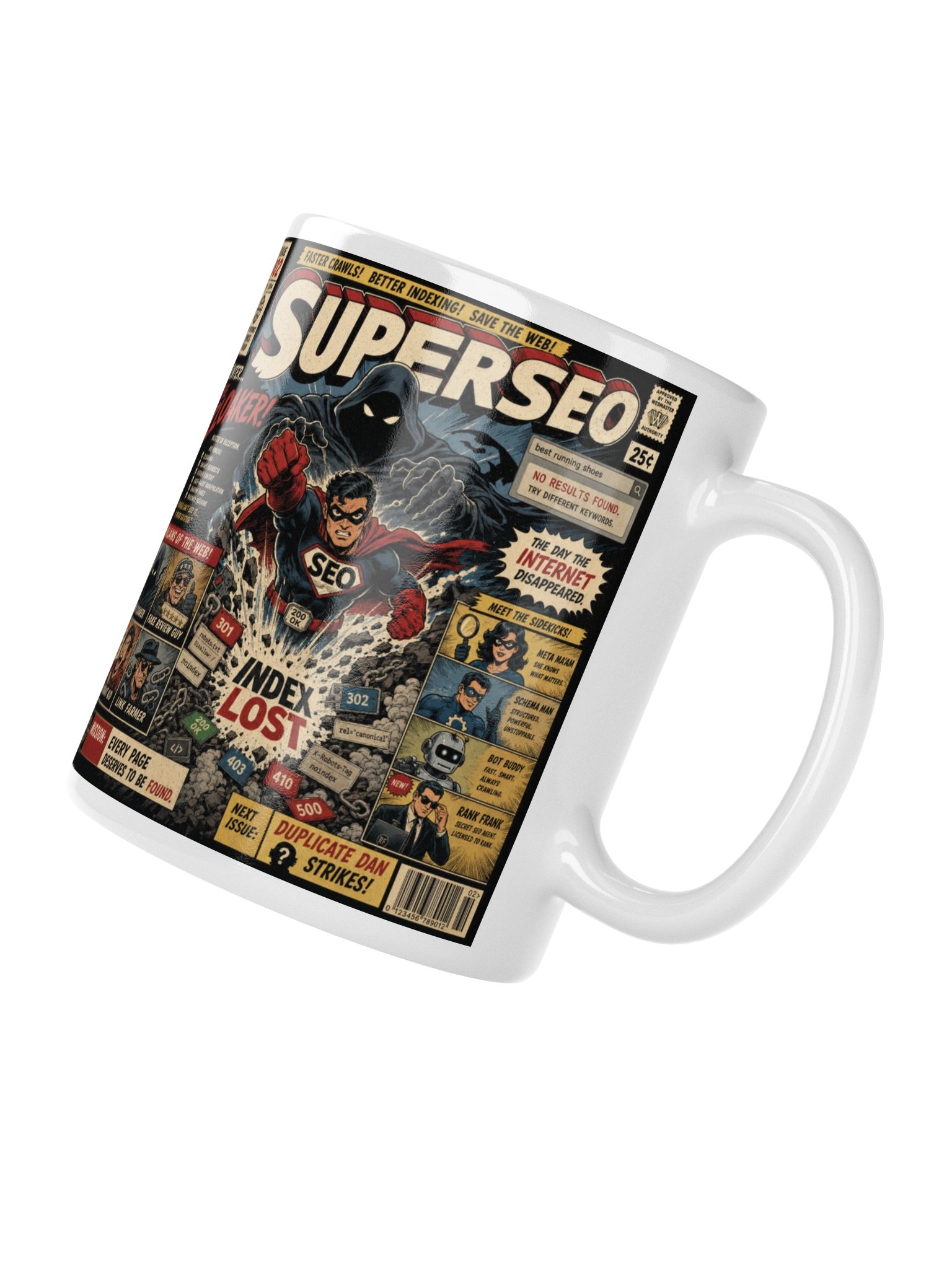 SUPERSEO — "Fix the Internet" Comic Mug product image (4)
