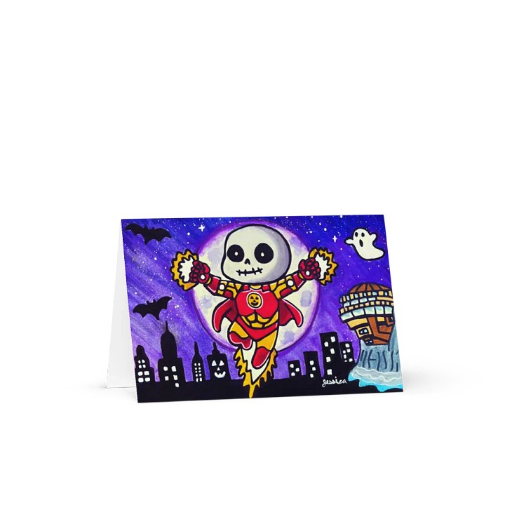 Steel Superhero Greeting Card product image (1)