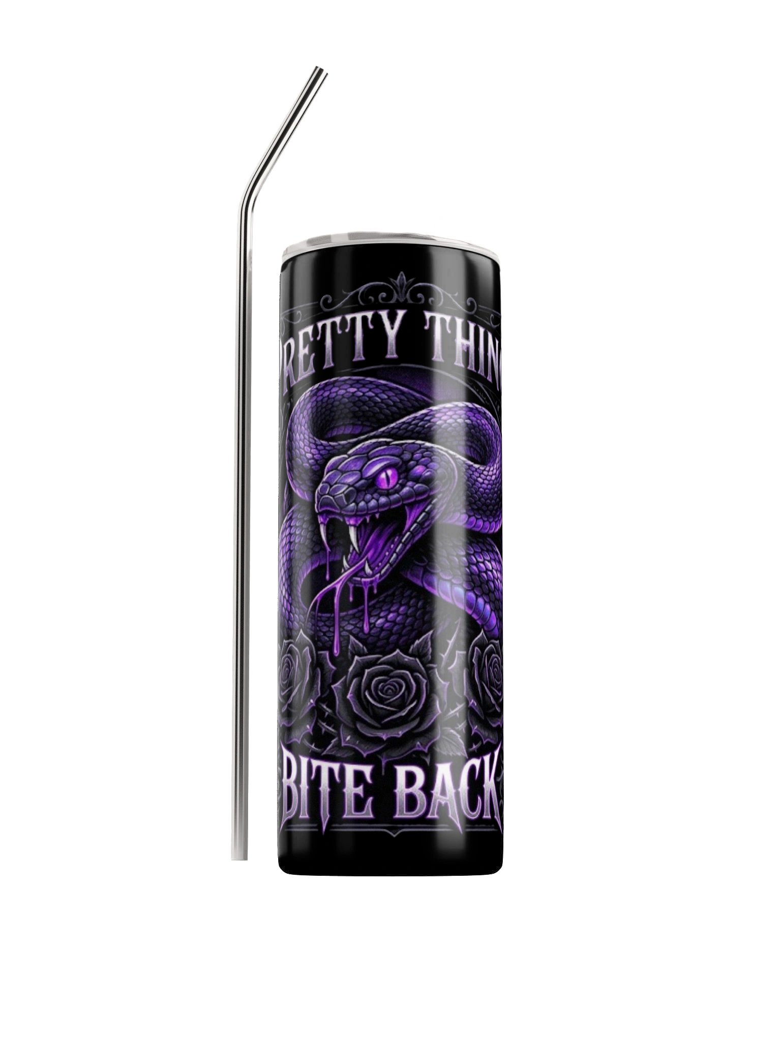 Pretty Things Bite Back - Purple Snake 20oz Tumbler product image (1)