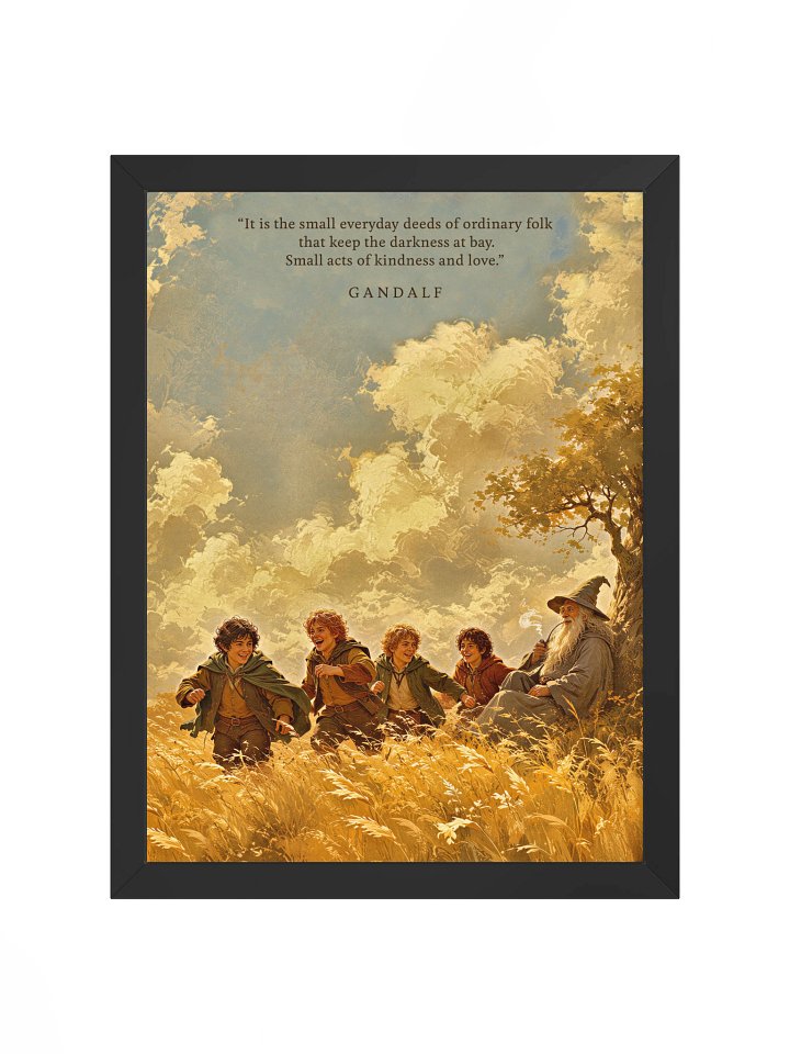 Gentle Hearts Beyond the Shadow's Reach — Museum Framed Edition product image (1)