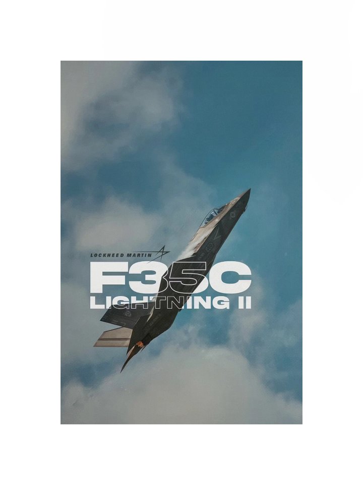 F-35C Lightning II Fighter Jet Poster product image (1)